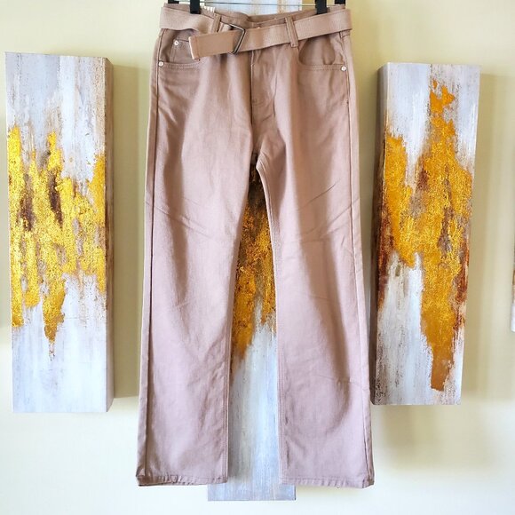 Old Skool Boys Khaki Denim Jean SZ 18 - Picture 1 of 9